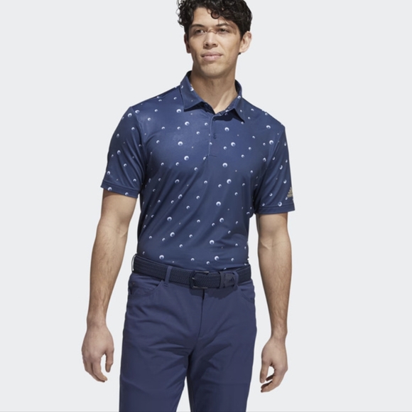 Adidas Ultimate 365 Allover Print Polo Shirt XL HK6859 - Picture 1 of 11